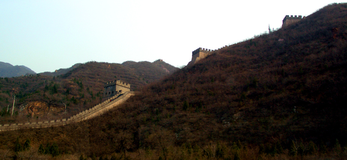 747 - first sight of great wall: 