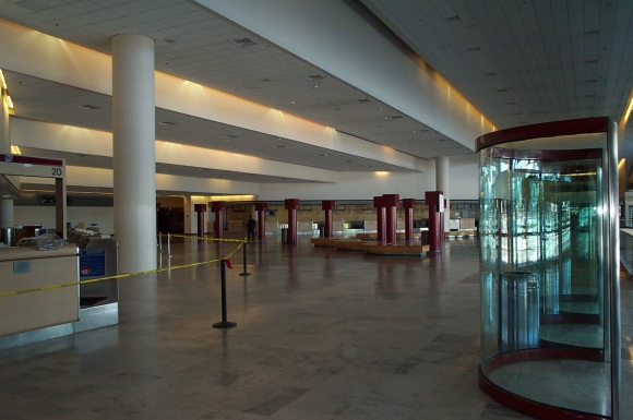 Is this what a recession looks like?: (Actually, it's the old SFO International Terminal, now deserted in favor of the new SFO International Terminal)
