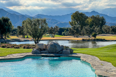 Pool, Boulders, and Lake