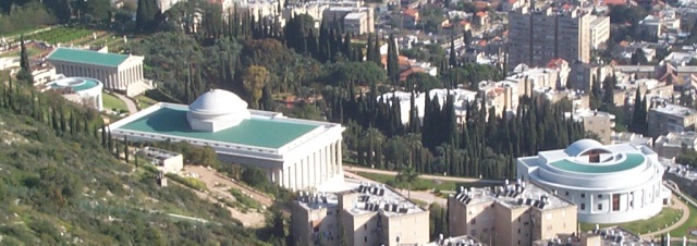 Bahai complex from my room: 