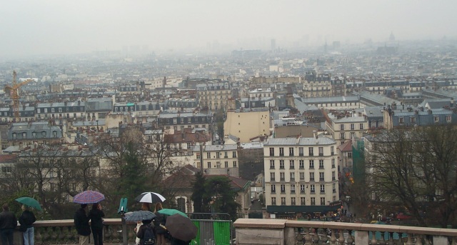 paris from sacre-coeur:  