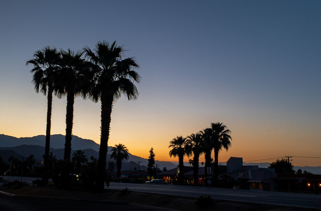 Sunset in Palm Desert