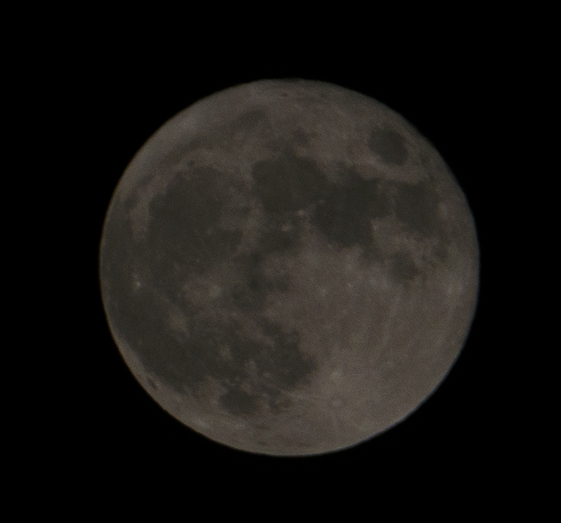 Moon at 1/2500 second