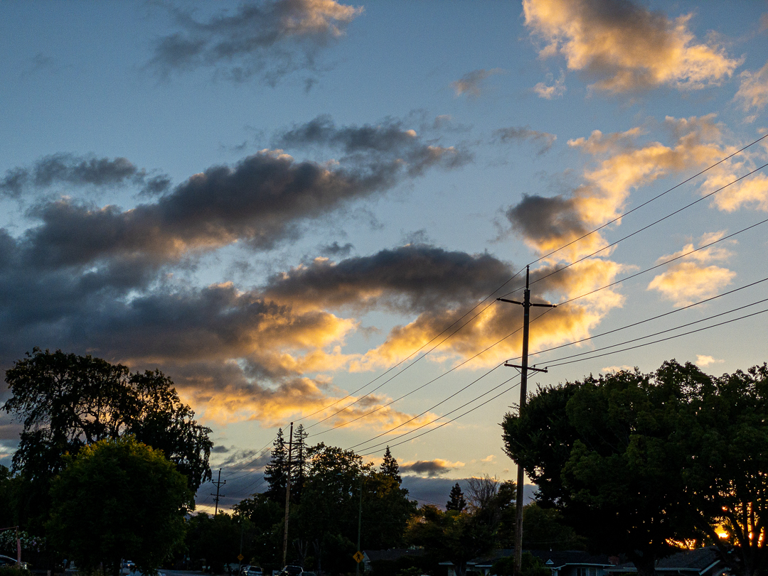 Sunset cloudscape