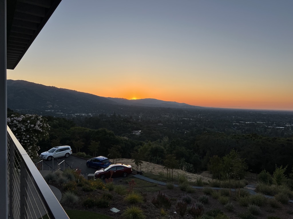 Sunset in the Los Gatos Hills